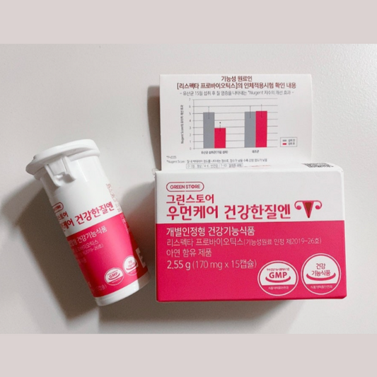 그린스토어건강한질앤 15캡슐 vaginal lactobacillus
