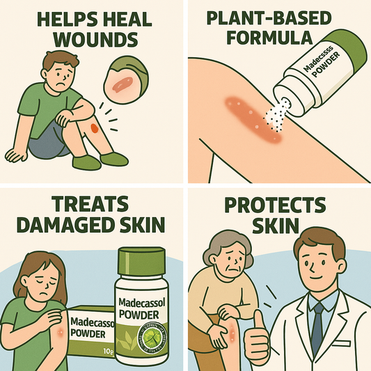 마데카솔분말(Madecassol Powder) 10g, Plant-Based Topical Wound Healing Powder