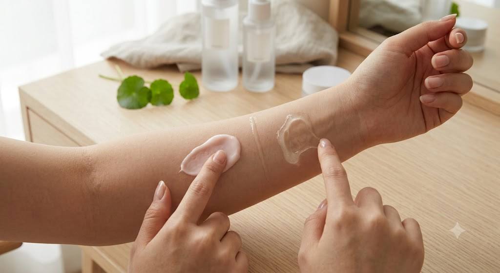 Comparison of PDRN cream and snail mucin for hydration and skin recovery