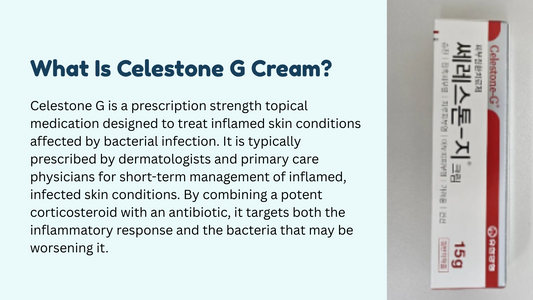 Celestone G Cream used for treating inflamed skin infections such as eczema and dermatitis