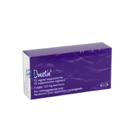 Obestin vaginal suppository (estriol) (menopause, menopause, vaginitis)