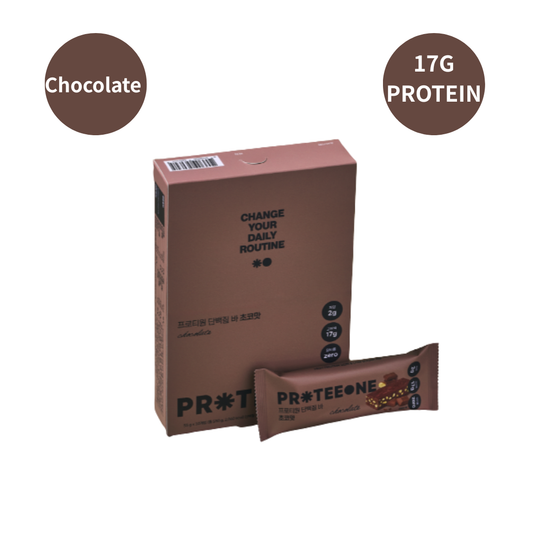 [PROTEEONE] 단백질바 초코맛 55g x10개입 | Chocolate Protein Bar, 10ct