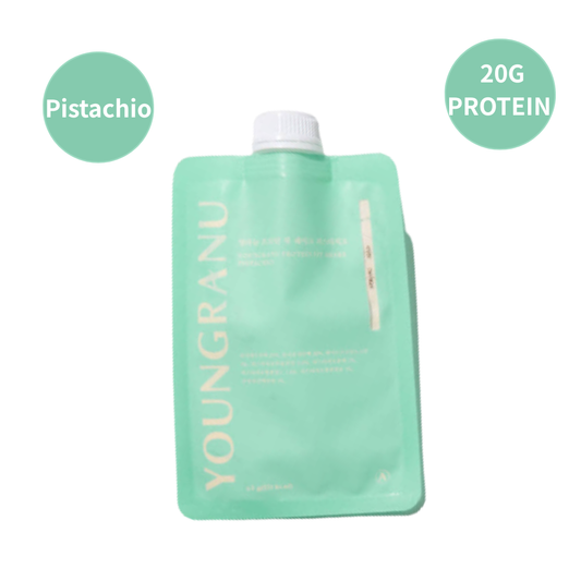 [YOUNGRANU] 프로틴 핏 쉐이크 파우치 피스타치오맛 45g x 7개입 | Pistachio Flavor Protein Shake Pouch, 7ct